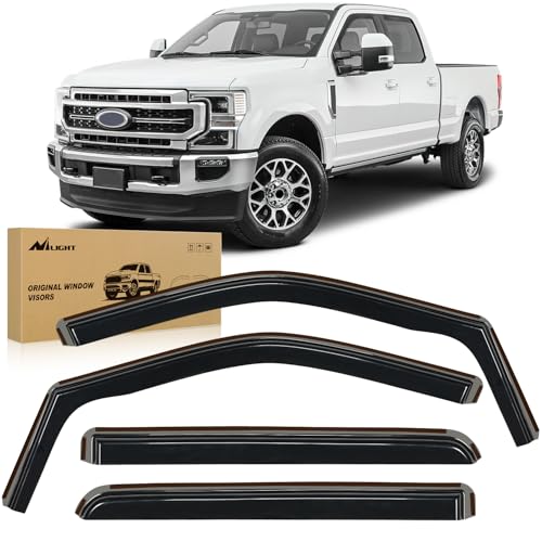 in Channel Window Visors for Ford F250 Crew Cab 2017 (4 Count)