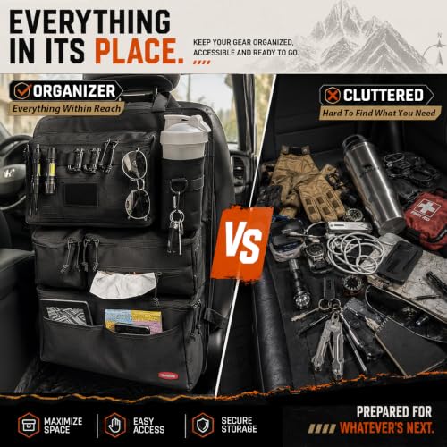 Tactical Seat Back Organizer