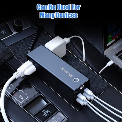 300W Car Power Inverter Dual DC 12V to 110V AC Car Power inverters with PD 36W USB