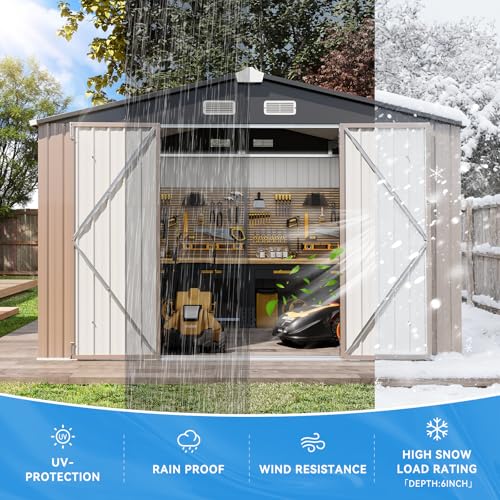 8x6 FT Outdoor Storage Shed