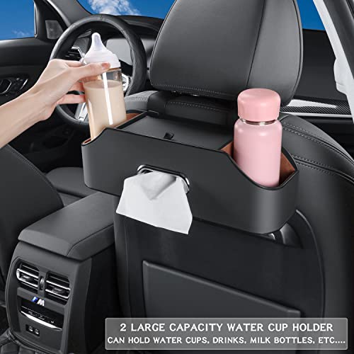Car Back Seat Organizer with 2 Cup Holders (22.9281 Ounce)