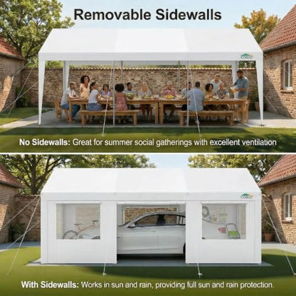 Carport Canopy 12x20 Heavy Duty Portable Garage