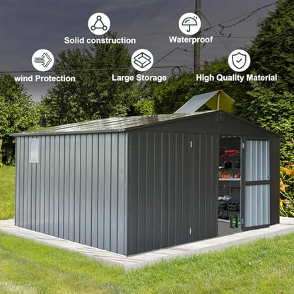 Domi Outdoor Storage Shed 11' x 12.5'