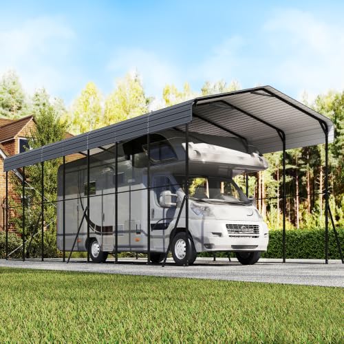 14x35x13 FT RV Heavy Duty Metal Carport