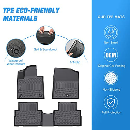 TPE Floor Mats for Hyundai Santa Fe 5 Seat