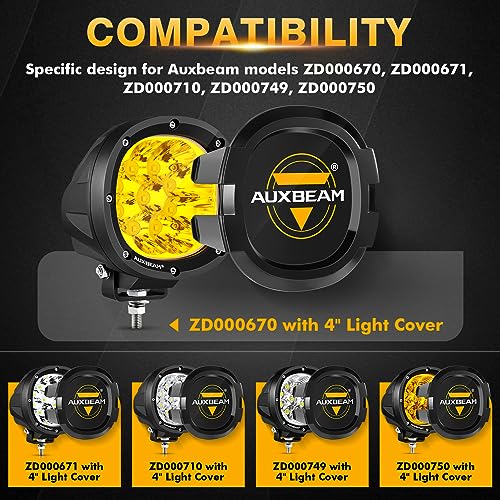 P4 Series 4" Protective Light Covers for Round LED Pods
