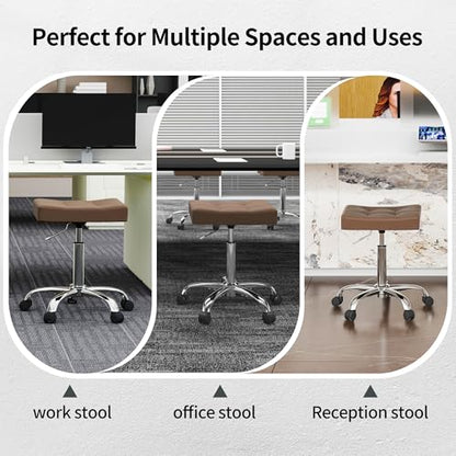 Ergonomic Desk Stool with Wheels