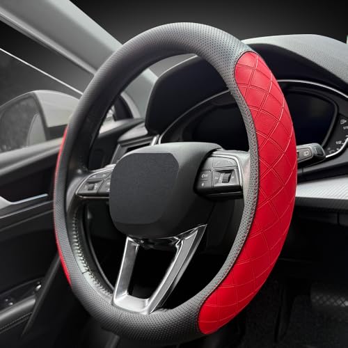 Nappa Leather Steering Wheel Cover