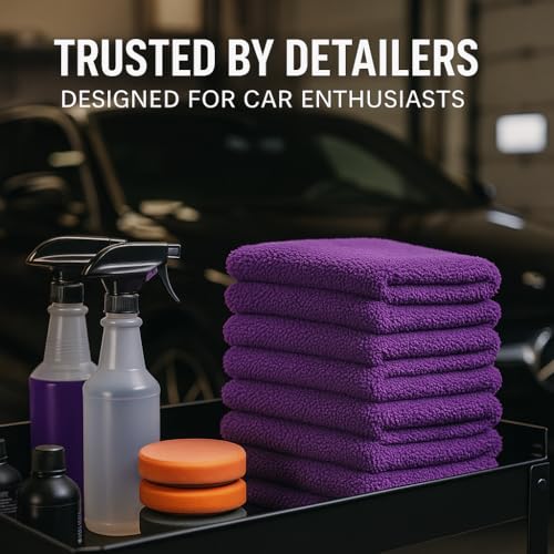 Paks Edgeless Microfiber Towels for Cars (3 Count)