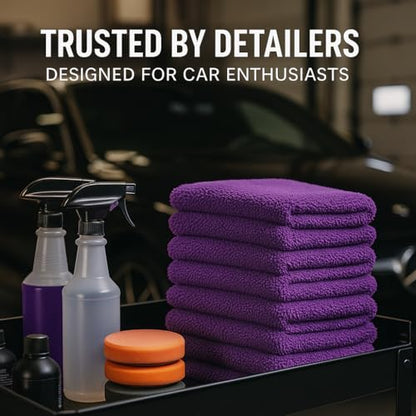 Paks Edgeless Microfiber Towels for Cars (3 Count)