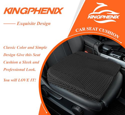 Memory Foam Car Seat Cushion for Driving Comfort and Office Use