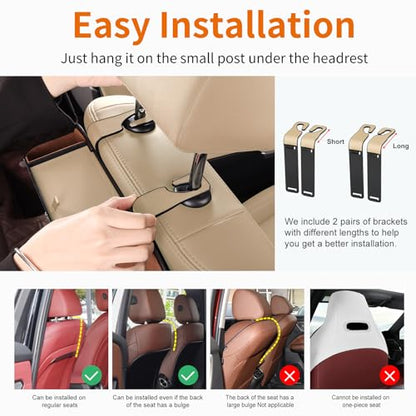 Car Seat Back Cup Holder