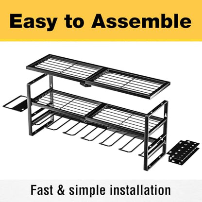 Heavy Duty Power Tool Organizer Wall Mount