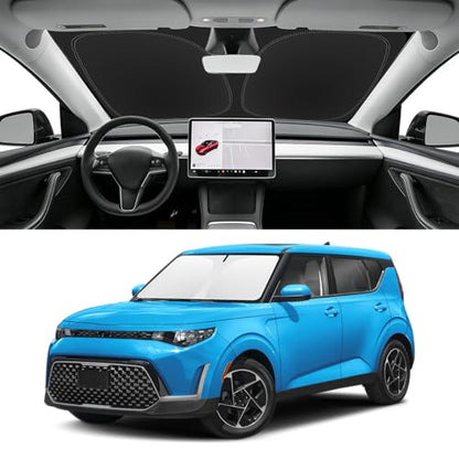 Custom Fit Windshield Sun Shade for Kia Soul 2014
