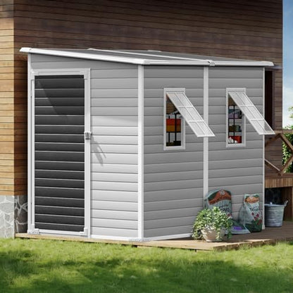 8x4 FT Resin Lean to Shed
