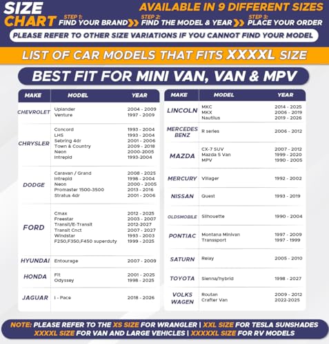 Foldable Van Windshield Sun Shade