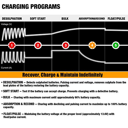 MP00205A 12V 800mA Automatic Battery Charger Maintainer