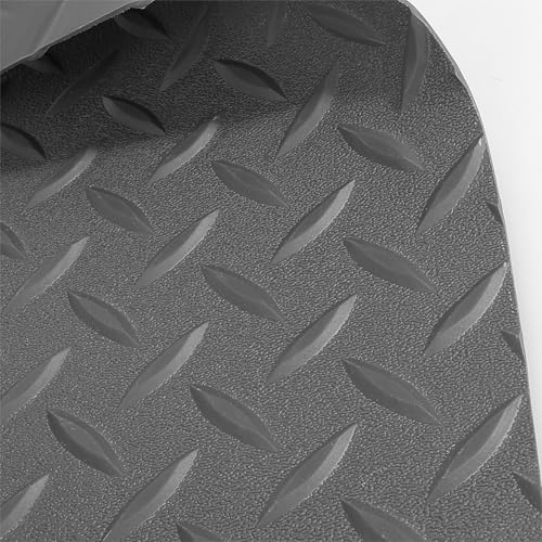5Ft x 12Ft Rubber Flooring Mats 1.6mm Diamond Plate Flooring Roll