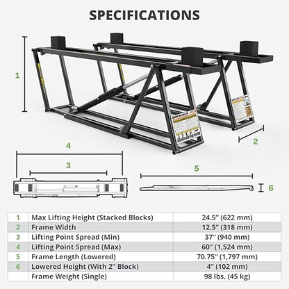 8000TL Portable Car Lift with 8