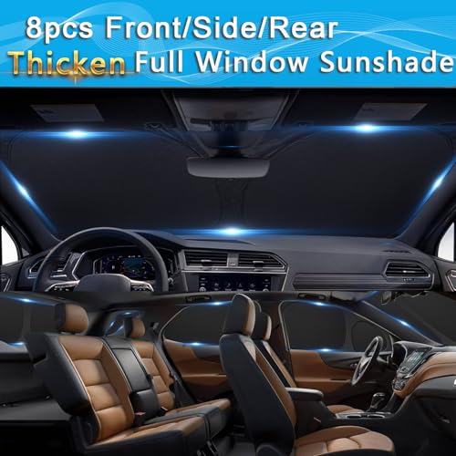 8pcs Thicken Sun Shades for Honda CR (8 Count)