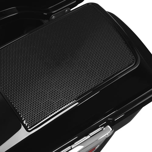Motorcycle Saddlebags 5" Stretched Extended Hard Saddle Bags W (2 Count)
