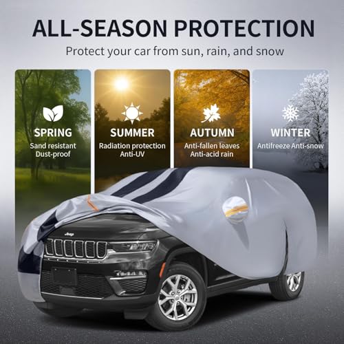 Multi Layer Car Cover Custom Fit for Jeep Cherokee