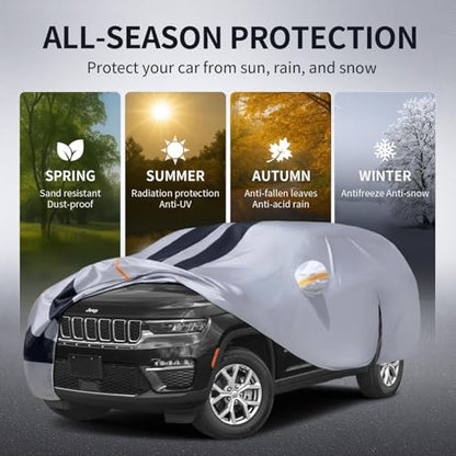 Multi Layer Car Cover Custom Fit for Jeep Cherokee