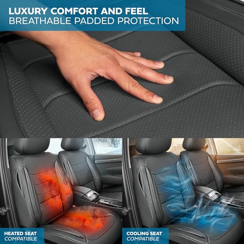 Elite Edition Faux Leather Seat Covers for Cars