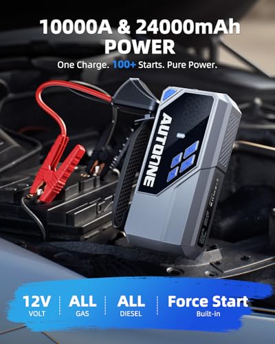 10000A Jump Starter with Air Compressor