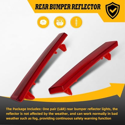 Rear Bumper Reflector Compatible with XTS 2013