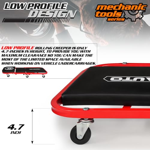 40 Inch Folding Creeper Rolling Seat