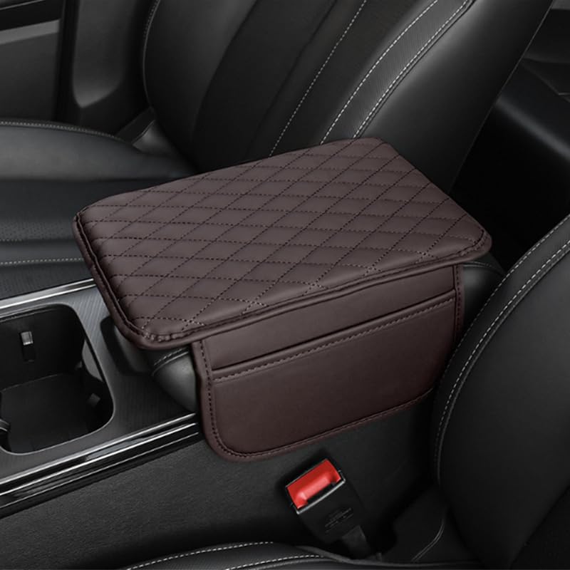 Memory Cotton Leather Car Armrest Box Pad