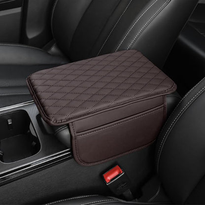 Memory Cotton Leather Car Armrest Box Pad