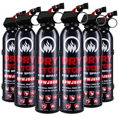 6Pack Dry Stop Fire Extinguisher for Home Auto Fire Extinguisher for Truck Vehicle (6 Count)