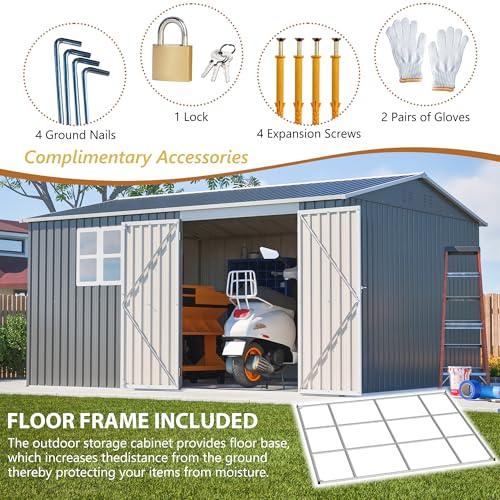 12x10 Ft Outdoor Storage Shed