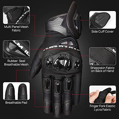 Motorcycle Gloves for Men Women Touchscreen Riding Gloves WD01