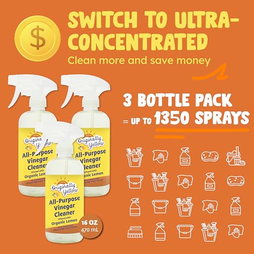 Lemon Vinegar All Purpose Cleaning Spray (48 Fl Oz)