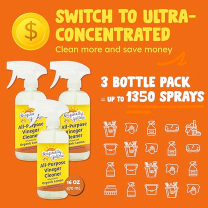 Lemon Vinegar All Purpose Cleaning Spray (48 Fl Oz)