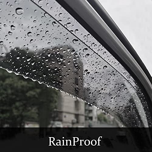 Window Visors UV Protection Rain Guards for 2013 (4 Count)
