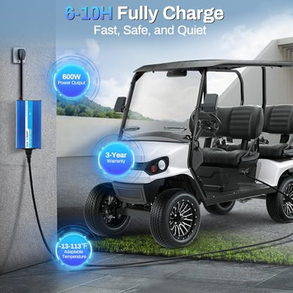 12 Amp 36 Volt Golf Cart Battery Charger for Yamaha EZGO