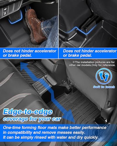 Floor Mats and Cargo Liner Fit for Nissan Sentra 2020 2021 2022 2023 2024 2025 2026 All Weather Floor Mat for Nissan Sentra Accessories Heavy Duty Carpet Protection