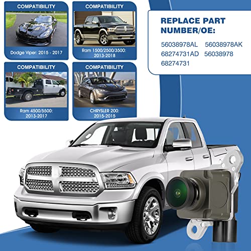 Rear View Backup Camera Fit for RAM 1500 2500 3500 2013