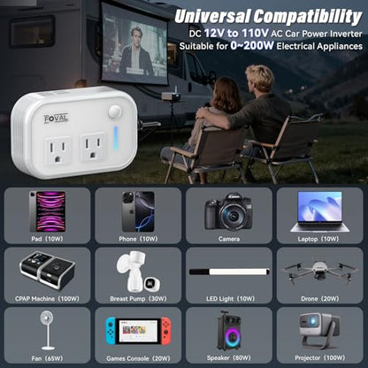 200W Car Power Inverter