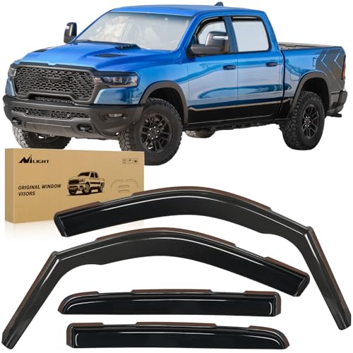 in Channel Rain Guards for Dodge Ram 1500 Crew Cab 2019