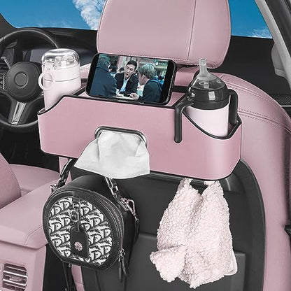 Car Back Seat Organizer with 2 Cup Holders (22.9281 Ounce)