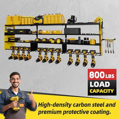 Power Tool Organizer Wall Mount with 12