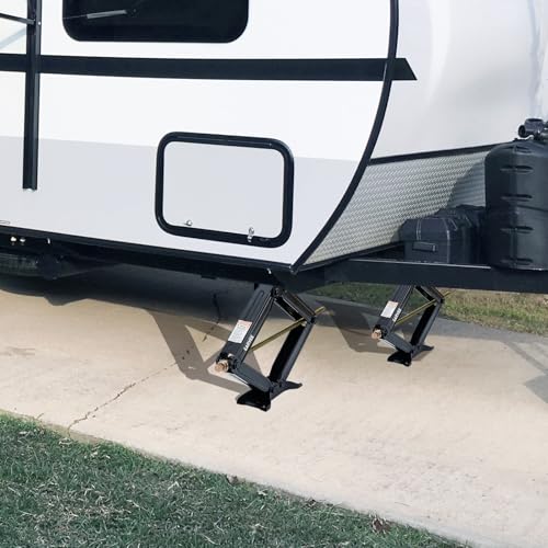4PCS 24" 7500lb Car Scissor Jack with Crank Handle (4 Count)