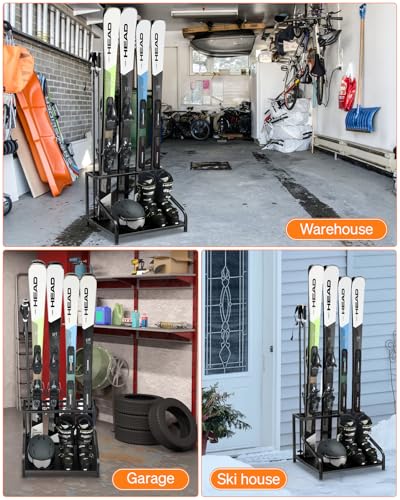 Ski Storage Rack for Garage