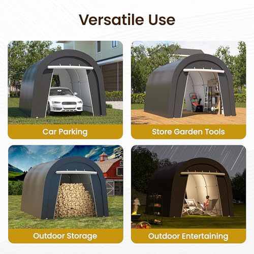 10' x 15' Carport with 6 Heavy Duty Ground Stakes