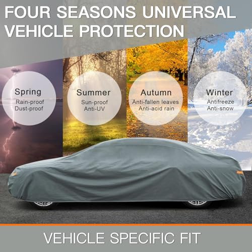 Waterproof Heavy Duty Car Cover Custom Fit Jaguar XJ